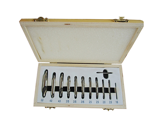 12 Pcs HSS DIN333 Center Drill Bit Set for Centre Drilling