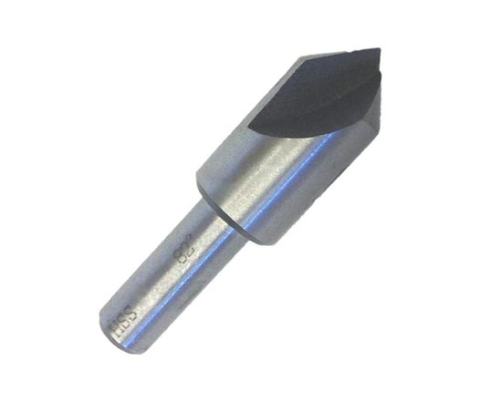 Cylindrical Shank 82 Degree Single Flute HSS Countersink Drill Bit for Metal Deburring