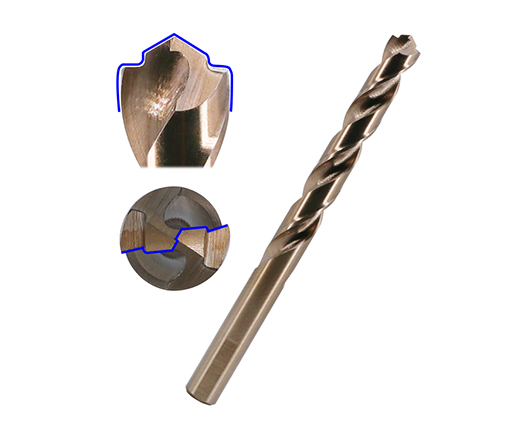 Heavy Duty Parabolic Flute M35 HSS Cobalt Pilot Point Drill Bit