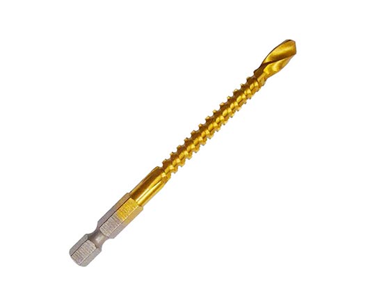 Impact Hex Shank Titanium Coating HSS Saw Drill Bit for Soft Metal Wood Plastic Drilling