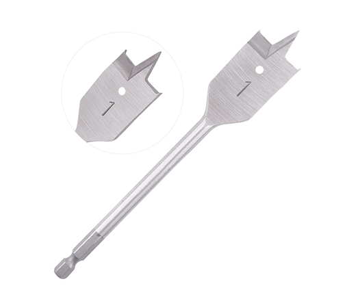 Tri-Point Paddle Flat Wood Spade Drill Bit for Wood Clean and Fast Drilling