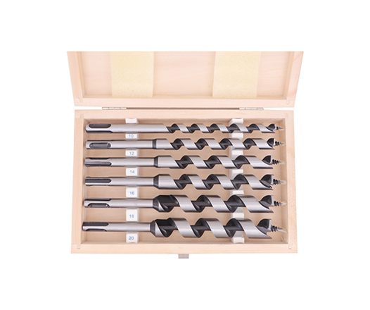 6Pcs 200mm SDS Plus Shank Auger Drill Bit Set for Wood