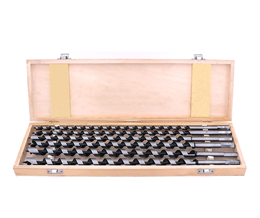 6Pcs 460mm Hex Shank Wood Auger Drill Bit Set in Case