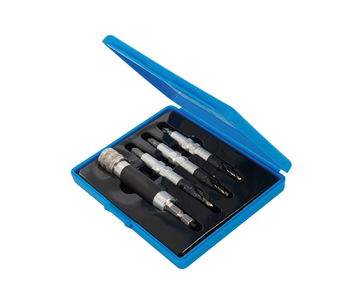 4Pcs Magnetic Quick Flip Driver Wood Countersink Drill Bits Screwdriver Bits Set in Double Blister