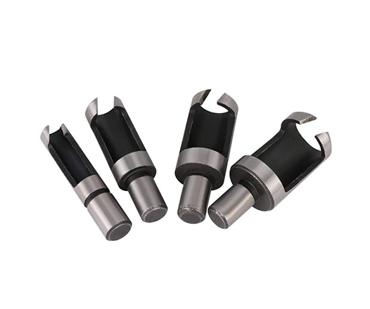 4 PCS Tube Type Wood Plug Cutter for Making Plug