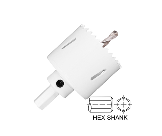 HSS Bi-Metal Hole Saw with Built in Arbor for Cutting Metal Wood Plastic