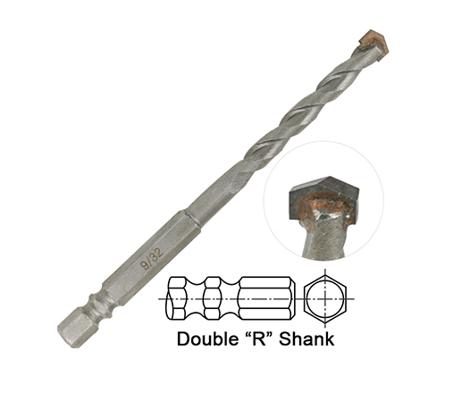 Impact Double R Hex Shank Universal Multi Purpose Drill Bit for Concrete Tile Masonry