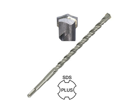 Centric Carbide Tip S4 Flute SDS Plus Electric Hammer Drill Bit for Concrete and Hard Stone