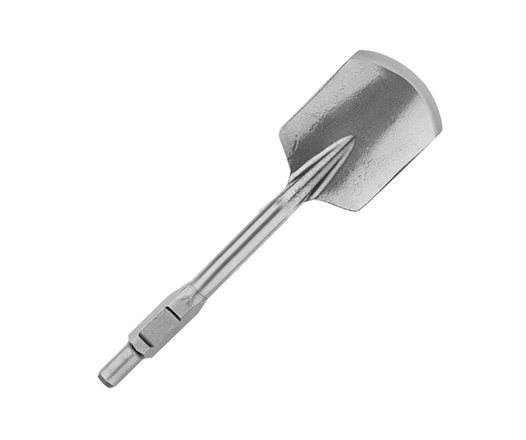 30mm PH65 Hex Shank Demolition Jack Hammer Clay Spade Chisel for Removing Hard Dirt Clay and Loose Concrete