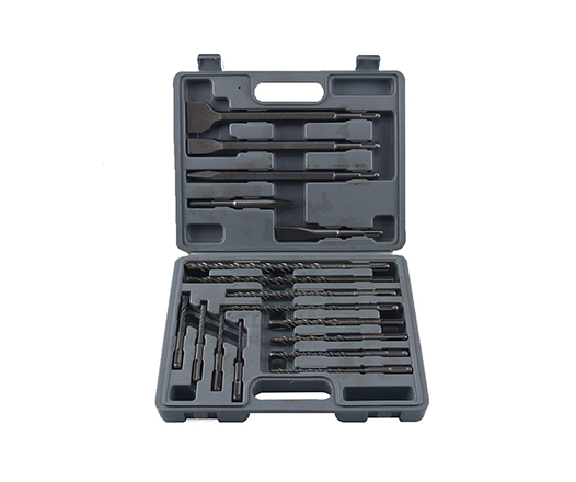 17Pcs SDS Plus Drill Bit and Chisel Set in Plastic Box1