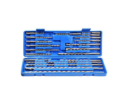 20Pcs SDS Plus Hammer Drill Bit Set in Plastic Box