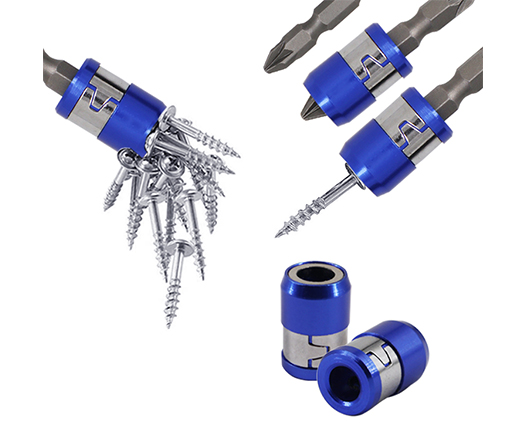 Fast Attach Screwdriver Bit Magnetic Ring Metal Strong Screw Magnetizer for Screwdriver Bit