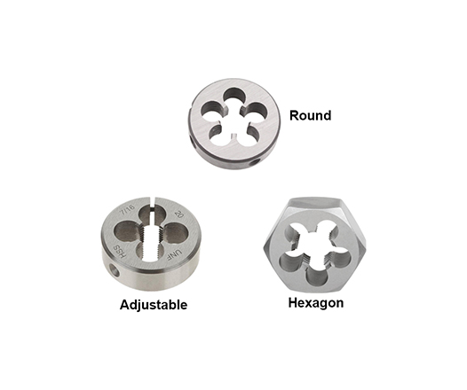 HSS Alloy Steel Hexagon Adjustable Round Dies for Steel Aluminium Pipe External Thread Cutting