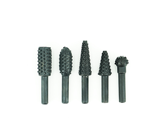 5pcs Carbon Steel Wood Rotary File Burr Set