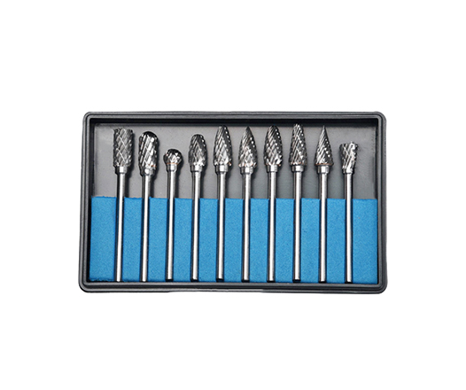 10Pcs 18 Tungsten Carbide Rotary Burrs Cutter Files Set