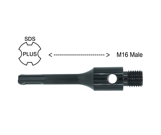 SDS Plus Shank M16 Adapter for Diamond Core Drill Bit