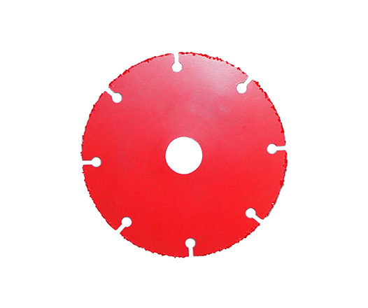 Vacuum Brazed Coarse Tungsten Carbide Grit Circular Saw Blade for Wood Plastic