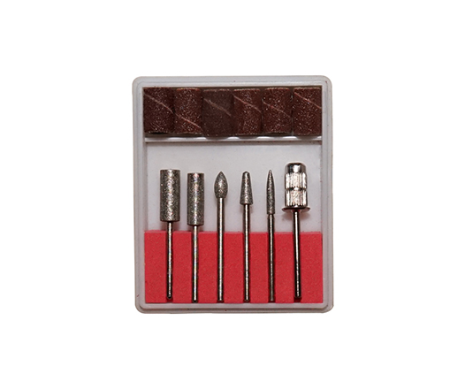 Electroplated Diamond Mounted Points Nail Bit Grinding Head Set for Nail Polishing Jade Grinding